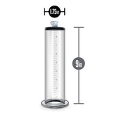Blush Performance 9 Inch Clear Penis Pump Cylinder 1.75 Inch Pumps